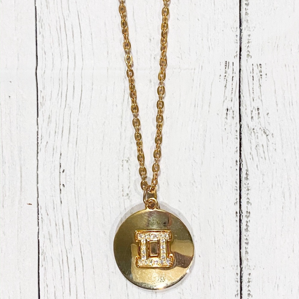 18” Goldtone Gemini Necklace